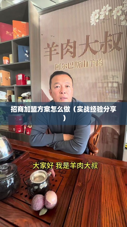 招商加盟方案怎么做（实战经验分享）