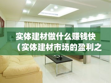 实体建材做什么赚钱快（实体建材市场的盈利之道）