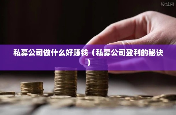 私募公司做什么好赚钱（私募公司盈利的秘诀）