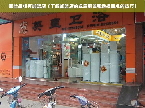 哪些品牌有加盟店（了解加盟店的发展前景和选择品牌的技巧）