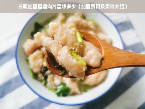 三明加盟福鼎肉片品牌多少（加盟费用及条件介绍）