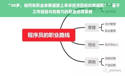 “30岁，如何在职业发展道路上寻求经济回报的巅峰期？”基于工作经验与创新力的职业选择策略