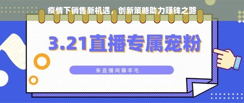 疫情下销售新机遇，创新策略助力赚钱之路