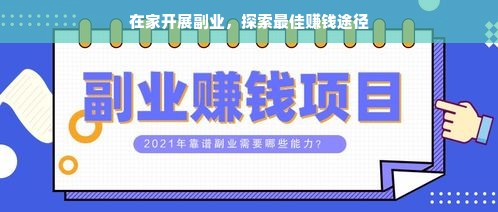 在家开展副业，探索最佳赚钱途径