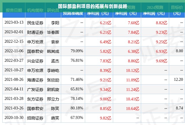 国际部盈利项目的拓展与创新战略