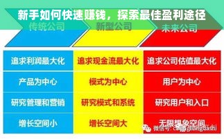 新手如何快速赚钱，探索最佳盈利途径