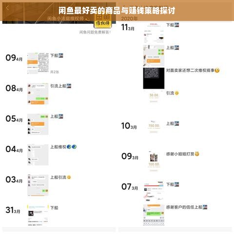 闲鱼最好卖的商品与赚钱策略探讨