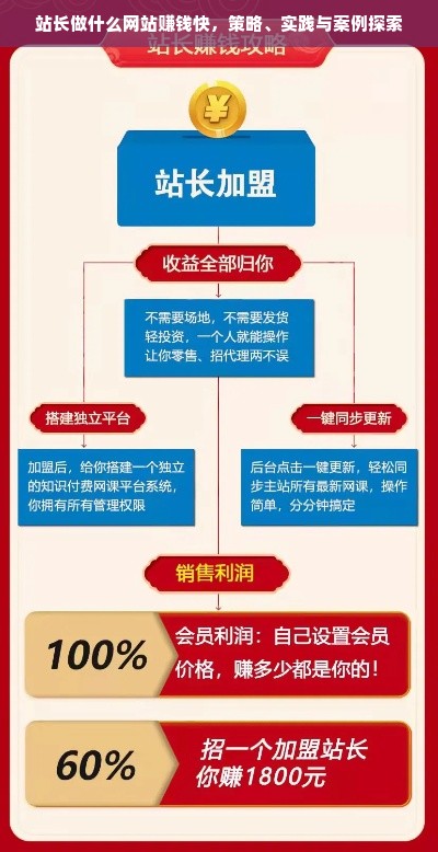 站长做什么网站赚钱快，策略、实践与案例探索