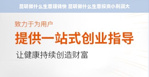 昆明做什么生意赚钱快 昆明做什么生意投资小利润大