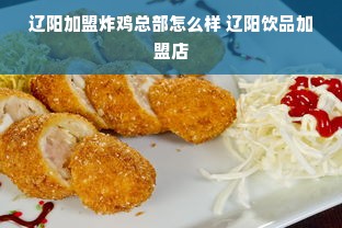 辽阳加盟炸鸡总部怎么样 辽阳饮品加盟店