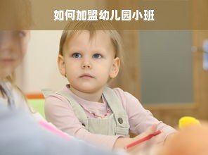 如何加盟幼儿园小班