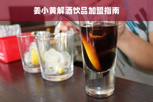 姜小黄解酒饮品加盟指南