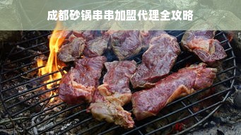 成都砂锅串串加盟代理全攻略