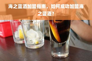 海之蓝酒加盟指南，如何成功加盟海之蓝酒？