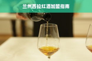 兰州西拉红酒加盟指南