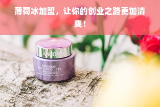 薄荷冰加盟，让你的创业之路更加清爽！