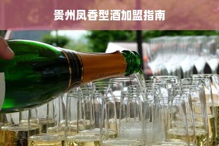 贵州凤香型酒加盟指南